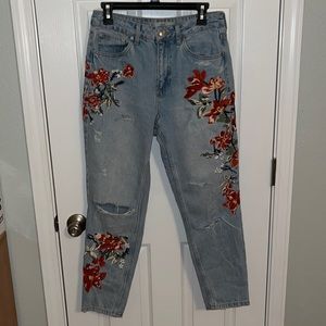 Embroidered Jeans